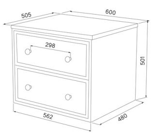 Тумба подвесная IDDIS Torr TOR60DMi95K со столешницей 60см орех макадамия/тёмно-серый